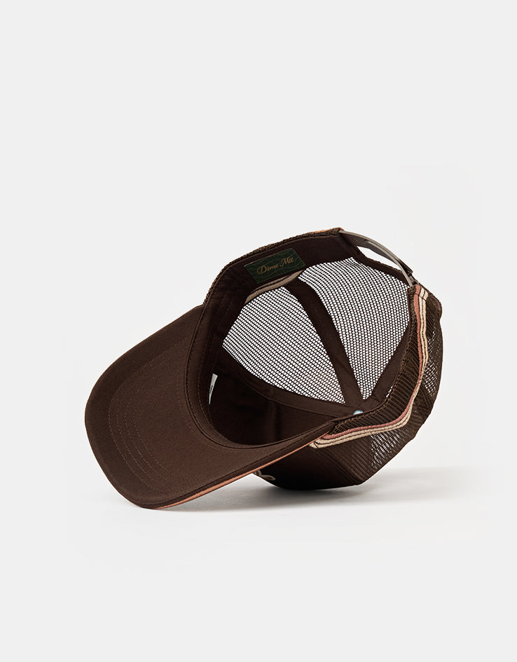 Dime MTL Race Trucker Cap - Brown