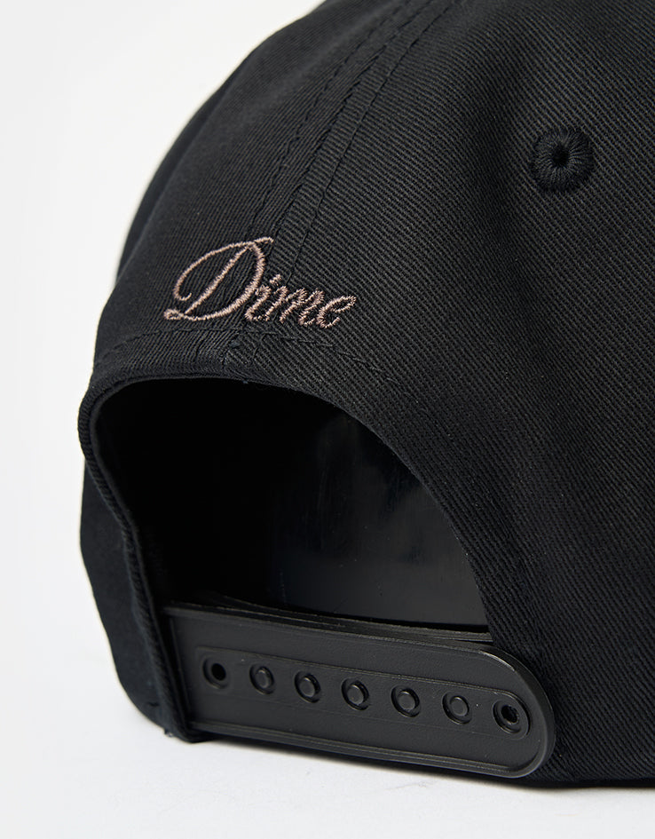 Dime MTL Scribble Full Fit Snapback Cap - Black