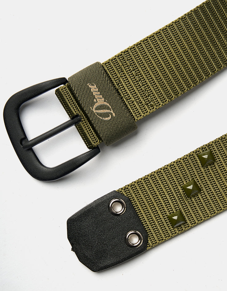 Dime MTL Studded Belt - Army Green