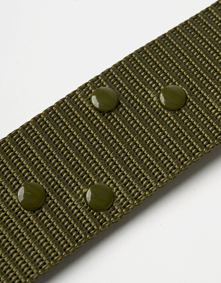 Dime MTL Studded Belt - Army Green