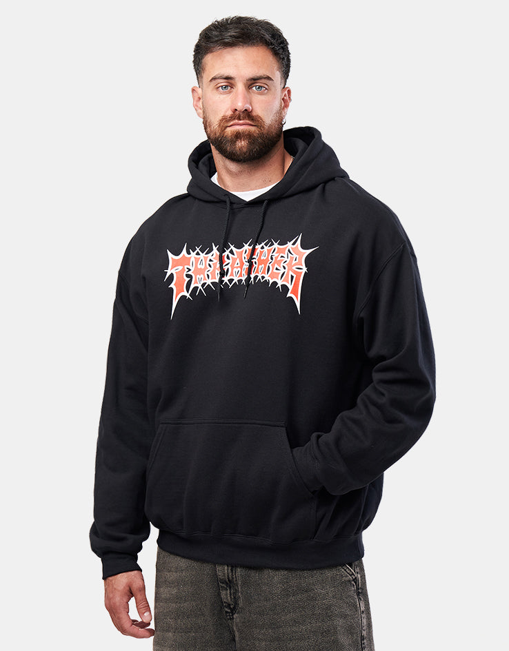 Thrasher Spikey Pullover Hoodie - Charcoal