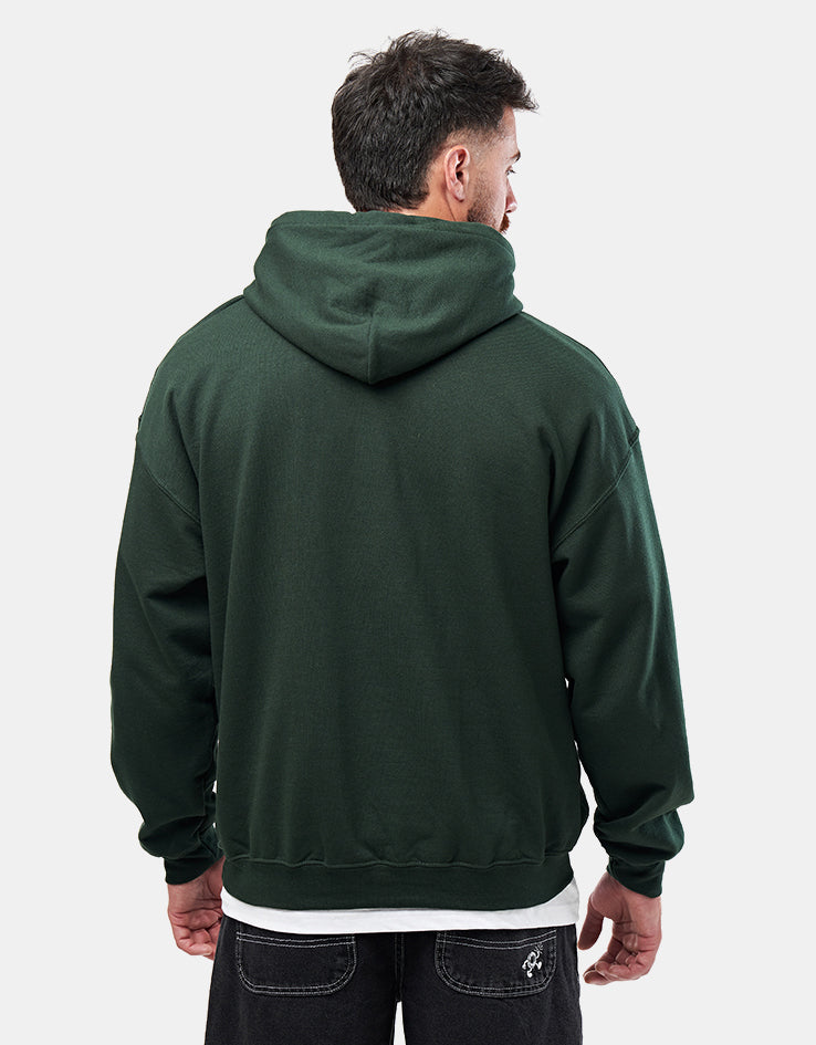 Thrasher Wet Paint Pullover Hoodie - Forest Green