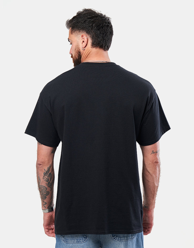 Thrasher Wet Paint T-Shirt - Black