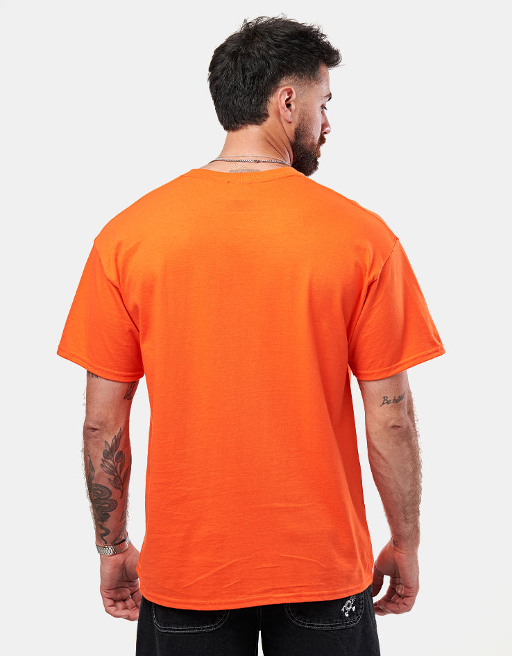 Thrasher Wet Paint T-Shirt - Orange