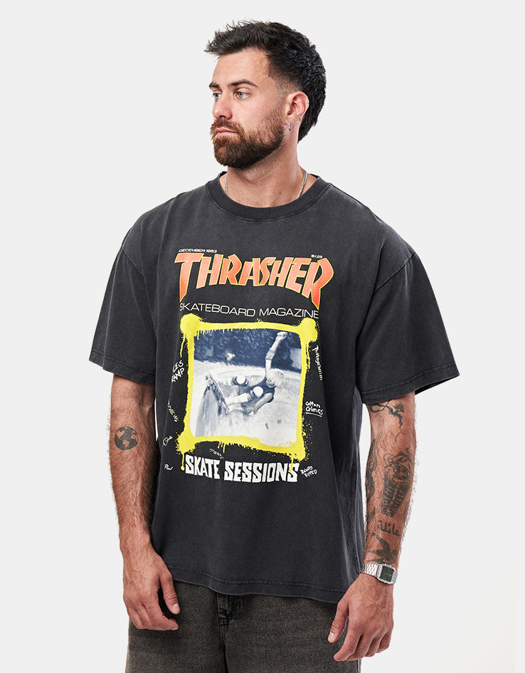 Thrasher December 1983 Vintage T-Shirt - Black