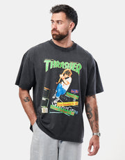 Thrasher February 1987 Vintage T-Shirt - Black