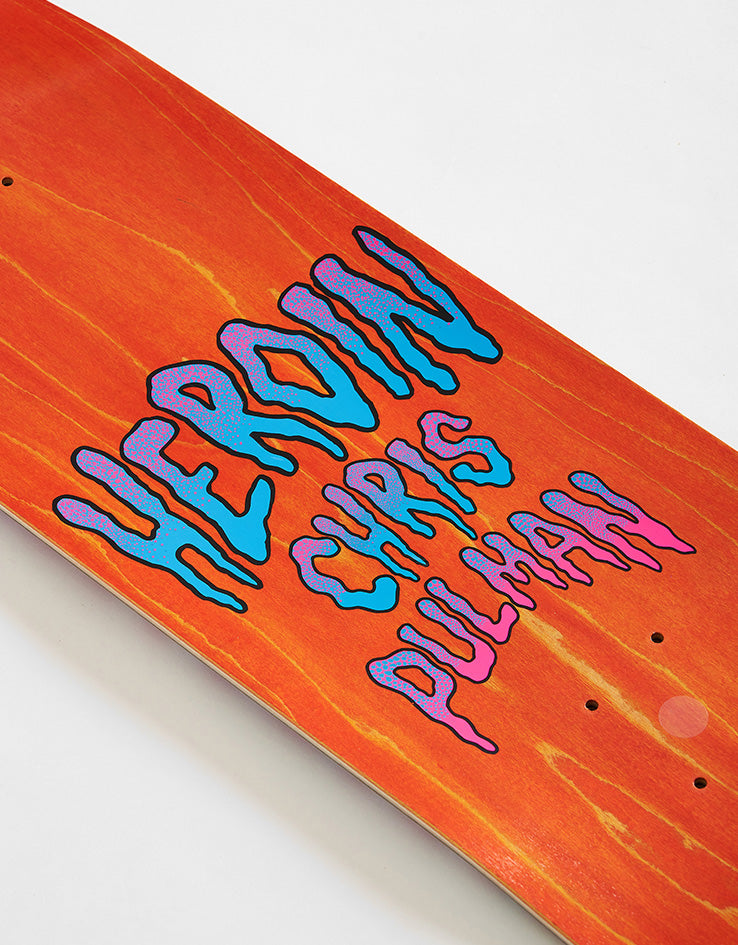 Heroin Pulman Eyes Skateboard Deck - 8.5”
