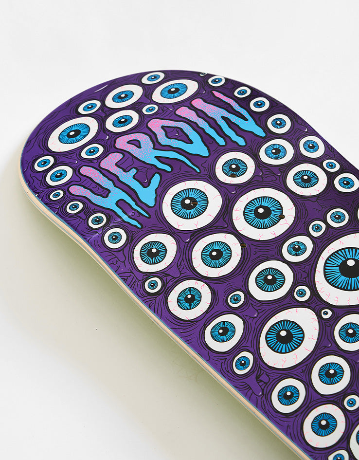 Heroin Dalton Eyes Skateboard Deck - 8.625”