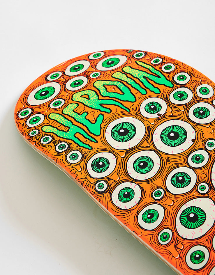 Heroin Aaron Eyes Skateboard Deck - 8.75”