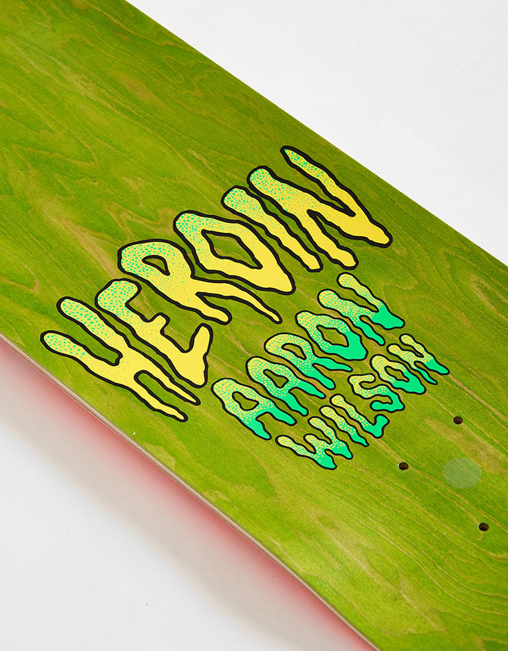 Heroin Aaron Eyes Skateboard Deck - 8.75”