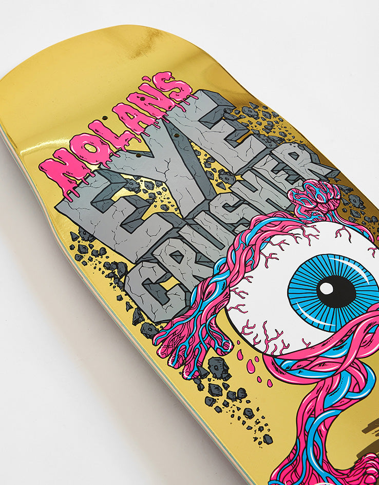 Heroin Nolan Eye Crusher Skateboard Deck - 10”