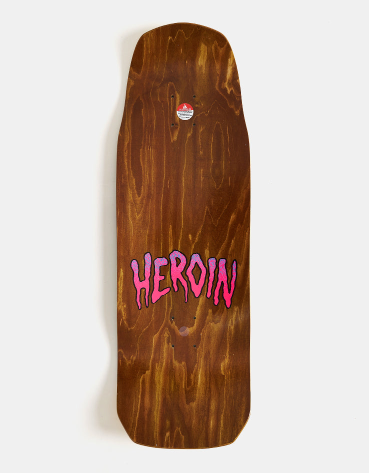 Heroin Nolan Eye Crusher Skateboard Deck - 10”