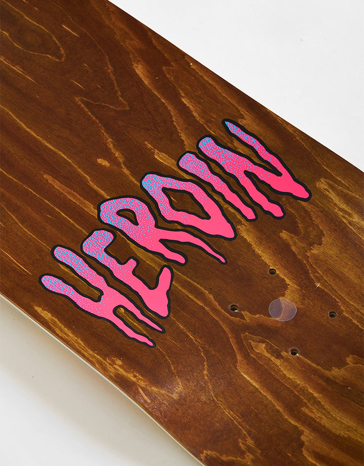 Heroin Nolan Eye Crusher Skateboard Deck - 10”