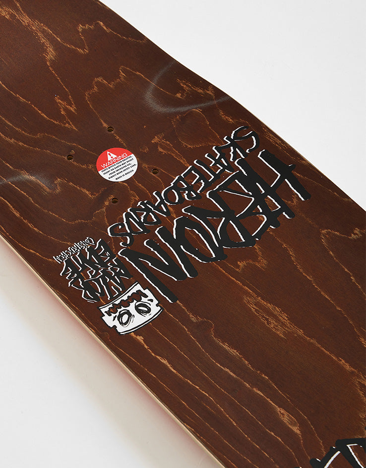 Heroin Merged Egg Skateboard Deck - 8.88”