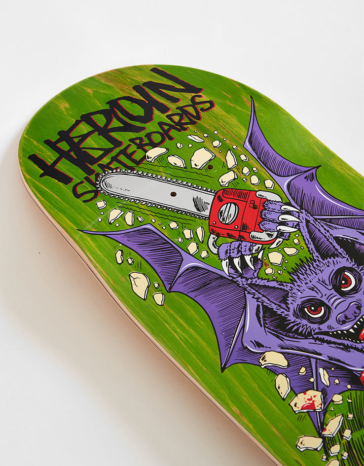 Heroin Franky Villani Guest Egg Skateboard Deck - 9.5”