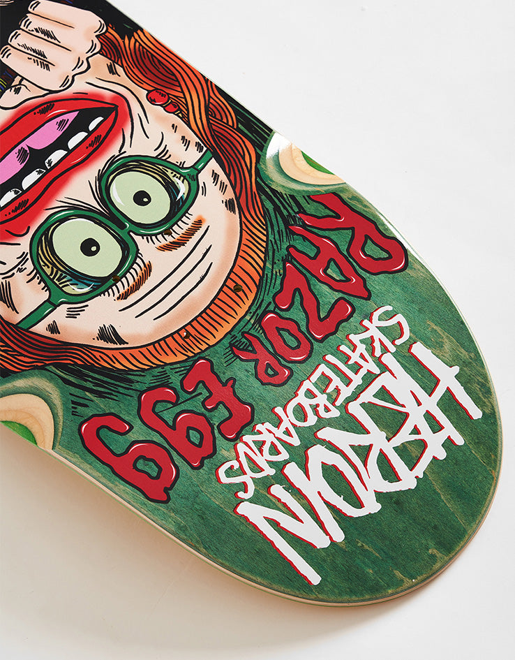 Heroin Auntie Razor Egg Skateboard Deck - 9.75”