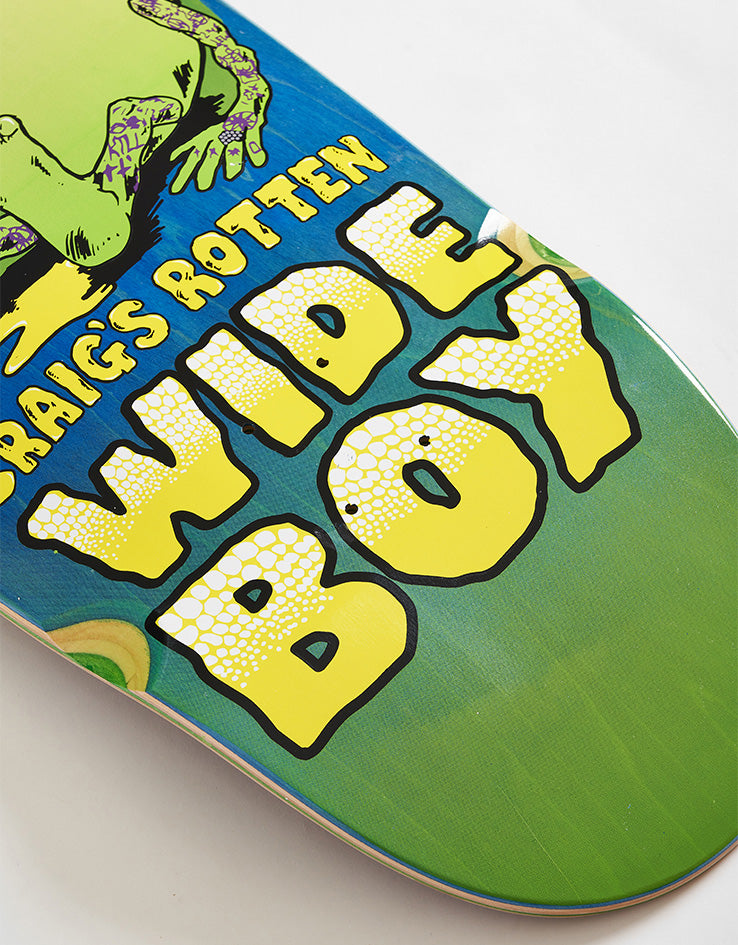 Heroin Craigs Rotten Wide Boy Skateboard Deck - 10.75”