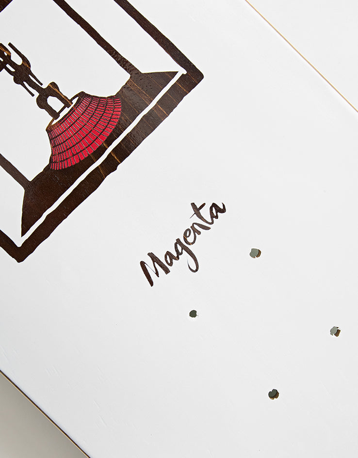 Magenta Fred Gall Guest Skateboard Deck - 8.25"