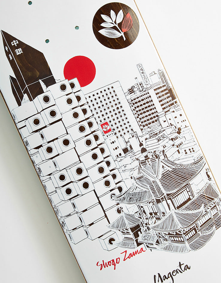 Magenta Shogo Rooftop Series Skateboard Deck - 8.125"