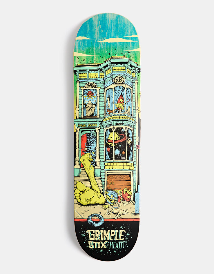 Anti Hero Hewitt Grimple Stix Victorians Skateboard Deck - 8.5