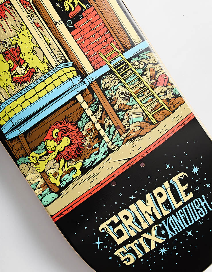 Anti Hero Kanfoush Grimple Stix Victorians Skateboard Deck - 8.75"