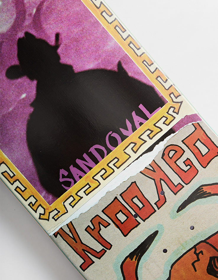 Krooked Sandoval Gun Slinger Skateboard Deck - 9.02"