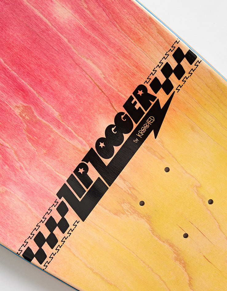 Krooked Team Zogger Widstyle Flowers Skateboard Deck - 10.75"