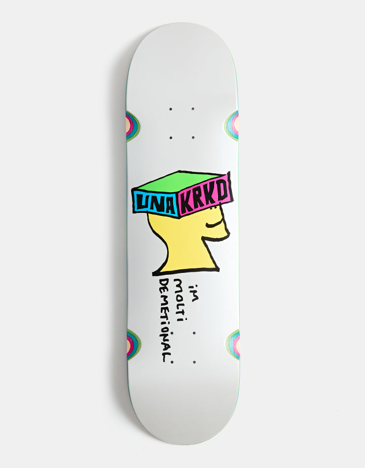 Krooked Una Molti Demetional Skateboard Deck - 8.28"