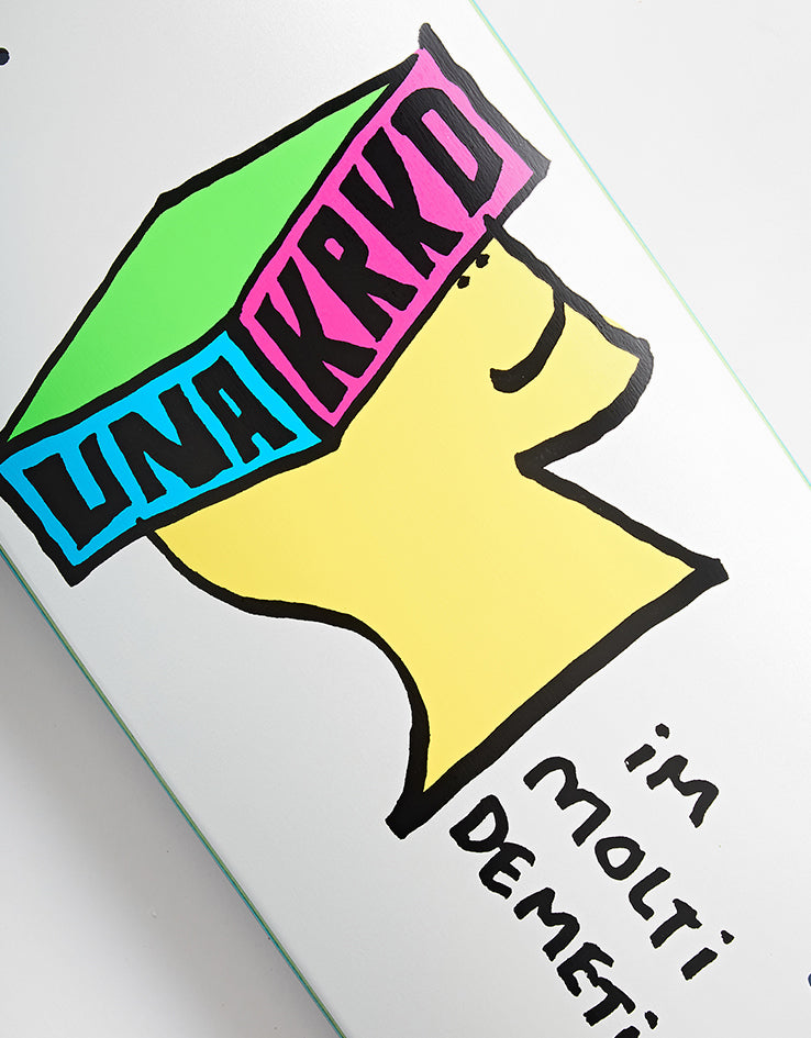 Krooked Una Molti Demetional Skateboard Deck - 8.28"