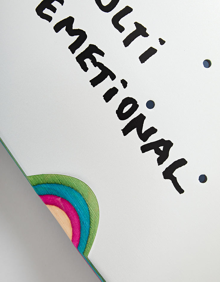 Krooked Una Molti Demetional Skateboard Deck - 8.28"