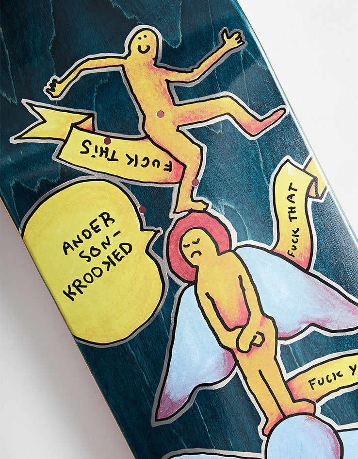 Krooked Manderson Stack Skateboard Deck - 8.38"