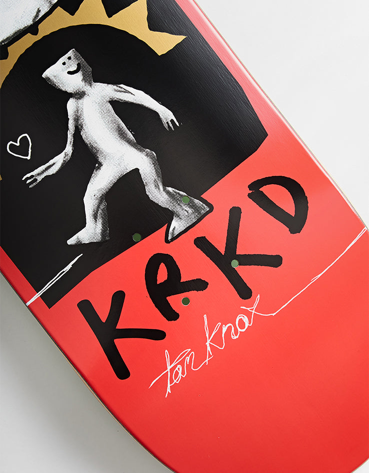 Krooked Knox Brain and Bird Skateboard Deck - 8.5"