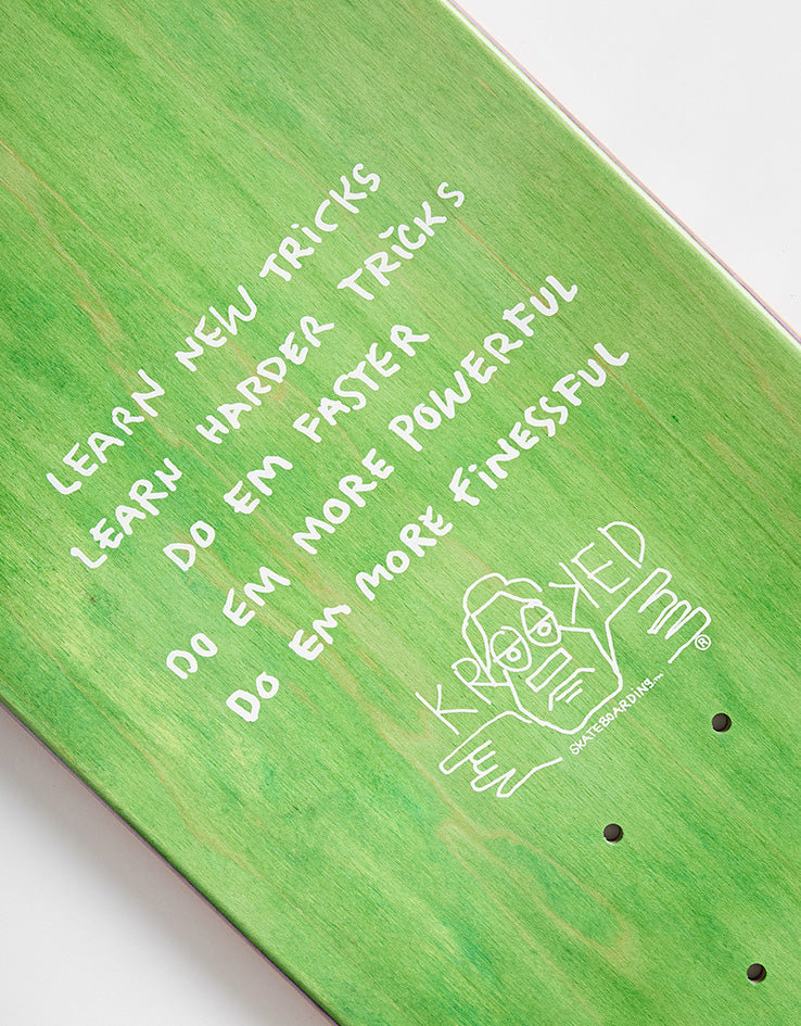 Krooked Knox Brain and Bird Skateboard Deck - 8.5"