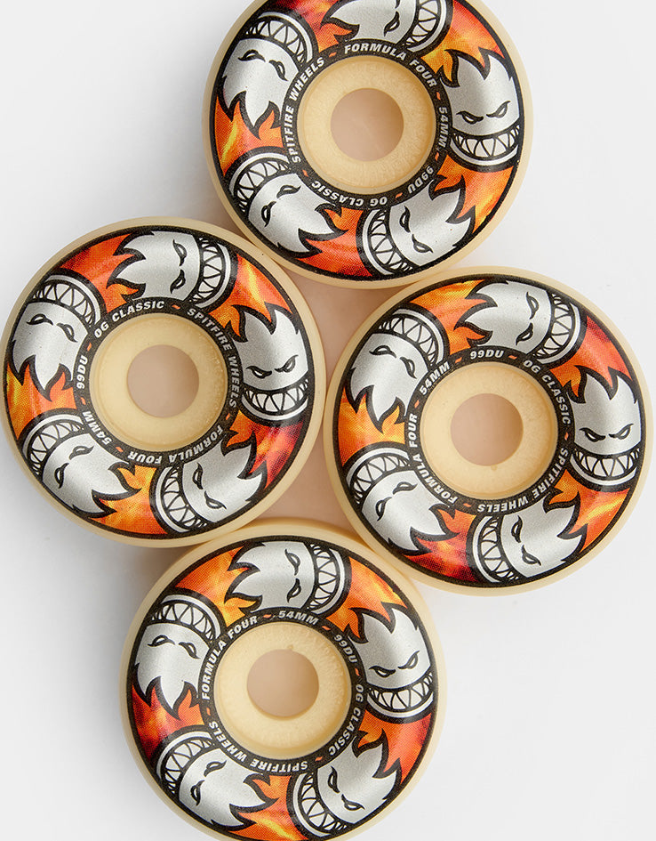 Spitfire Multiball Formula Four Classic 99d Skateboard Wheels - 54mm