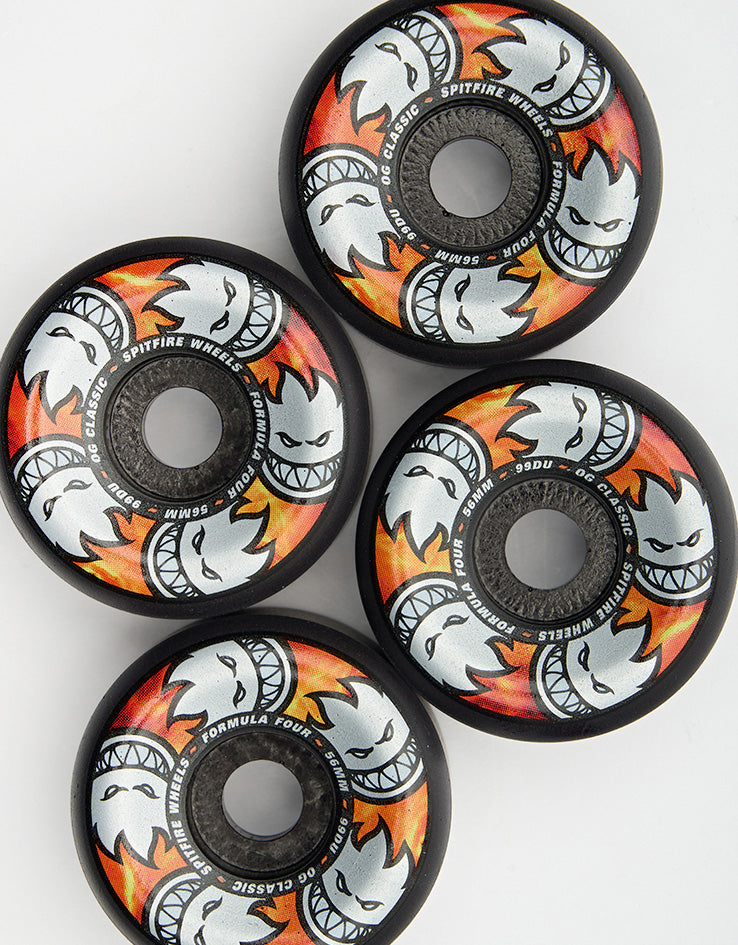 Spitfire Multiball Formula Four Classic 99d Skateboard Wheels - 56mm
