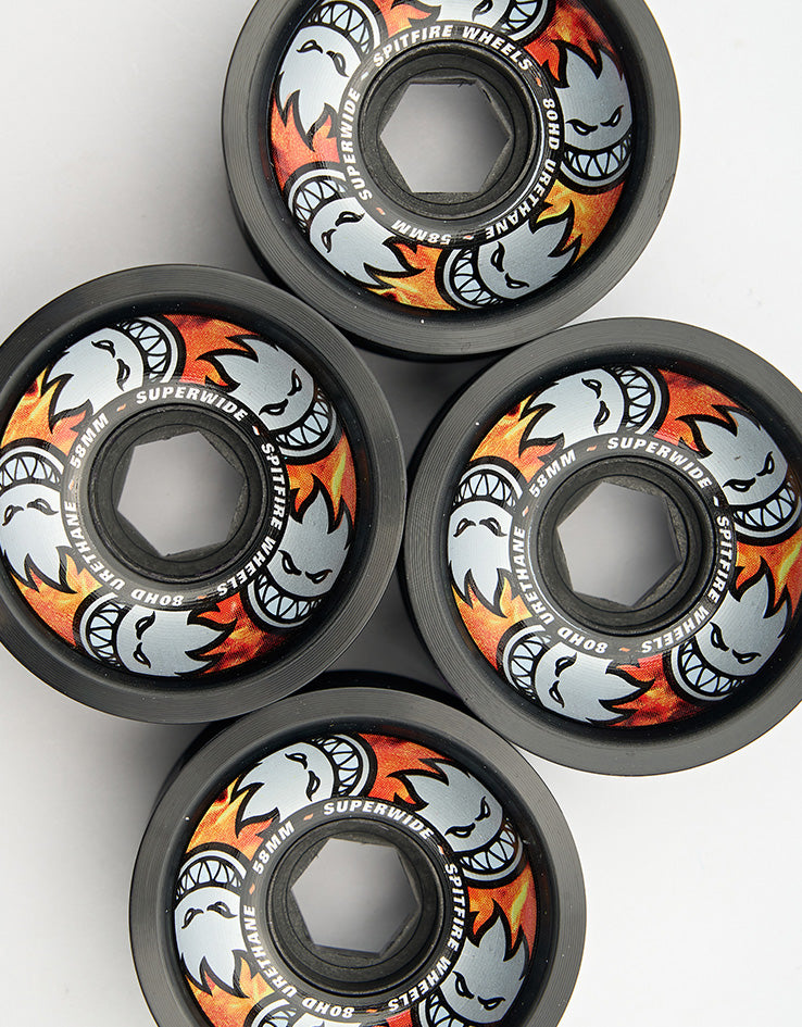 Spitfire Multiball Superwide 80HD Skateboard Wheels - 58mm