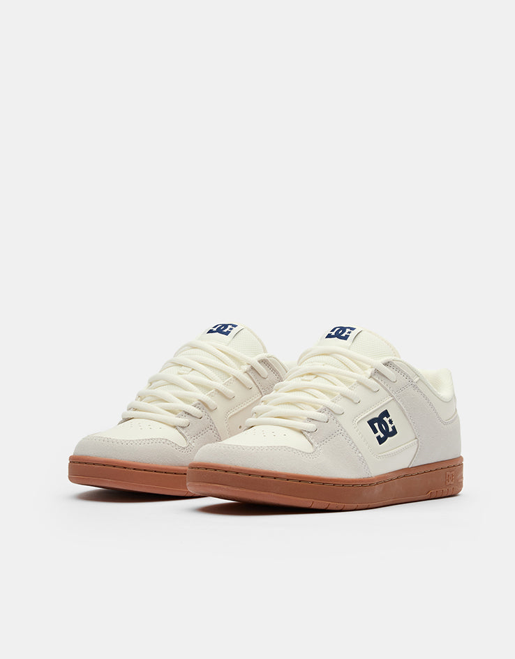 DC Manteca 4 Skate Shoes - Off White/Navy