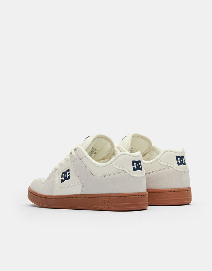 DC Manteca 4 Skate Shoes - Off White/Navy