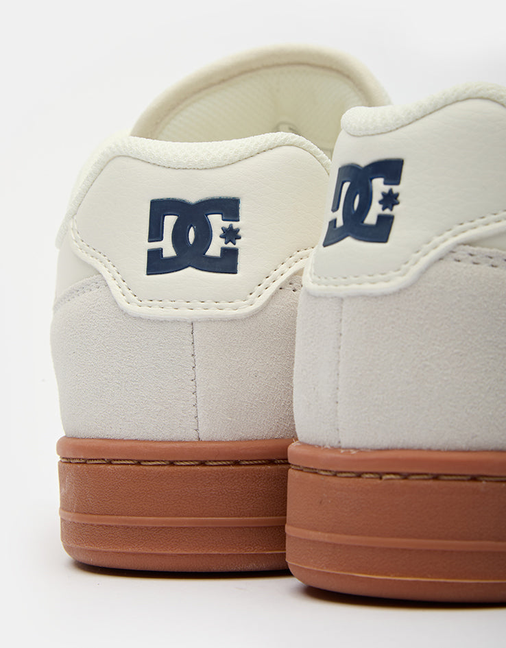 DC Manteca 4 Skate Shoes - Off White/Navy