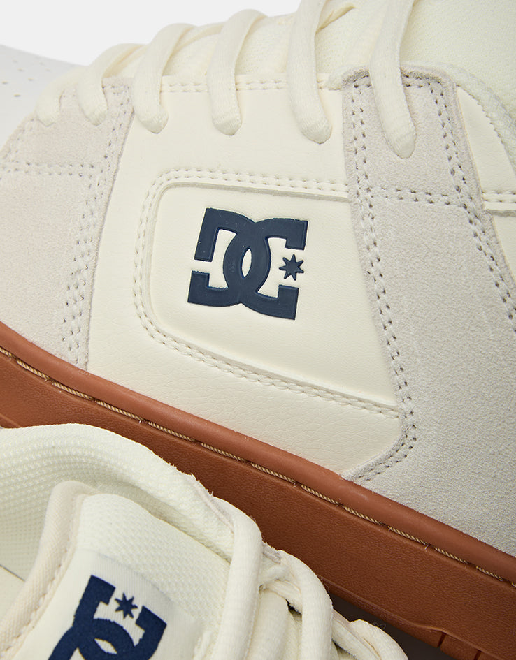DC Manteca 4 Skate Shoes - Off White/Navy