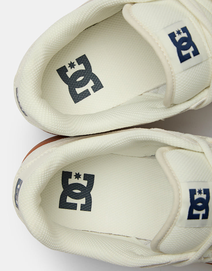 DC Manteca 4 Skate Shoes - Off White/Navy