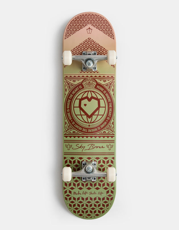 Blueprint x Sky Brown x MLSL Home Heart Complete Skateboard - 8"