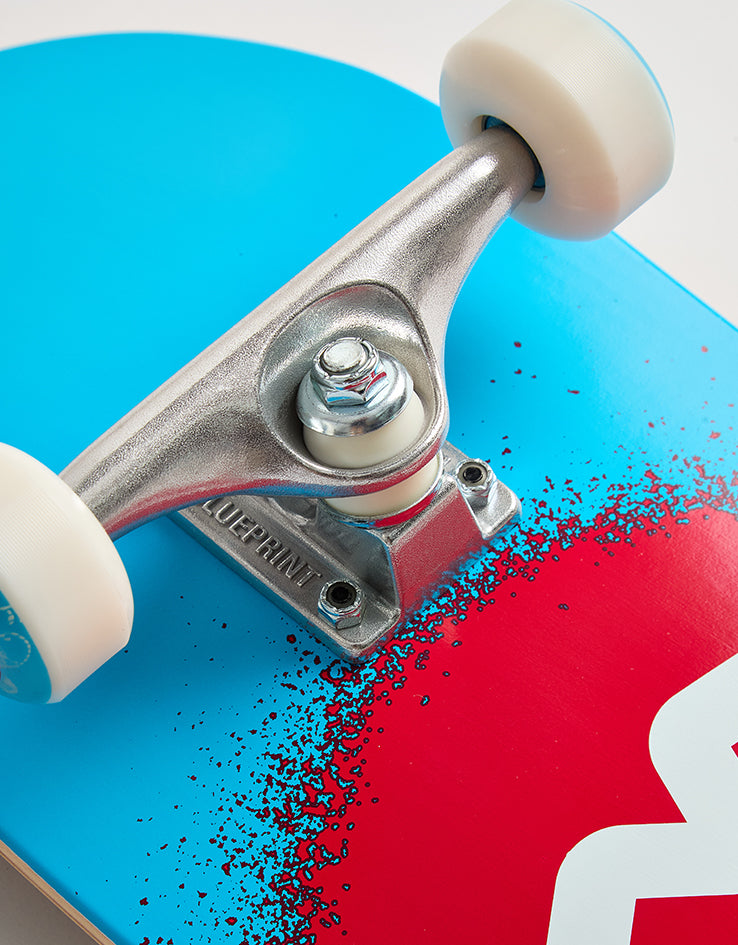 Blueprint Spray Heart Complete Skateboard - 8.25"