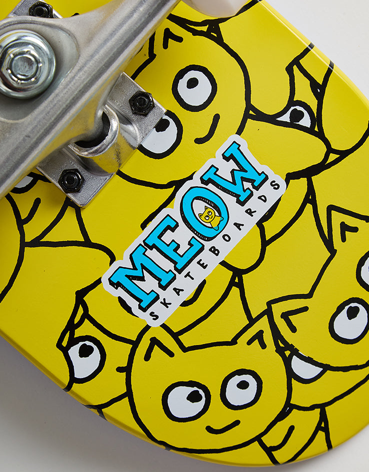 Meow Sticker Pile Complete Skateboard - 6.75"
