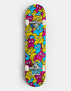 Meow CMYK Sticker Pile Complete Skateboard - 7.75"