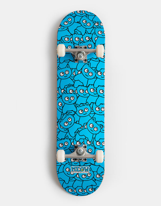 Meow Sticker Pile Complete Skateboard - 8.25"
