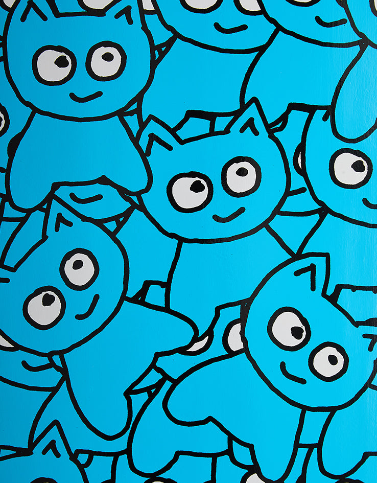 Meow Sticker Pile Complete Skateboard - 8.25"