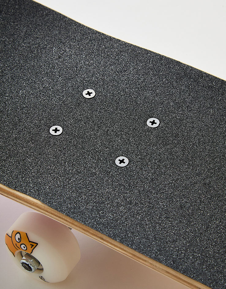 Meow Big Cat Checker Twist Complete Skateboard - 6.5"