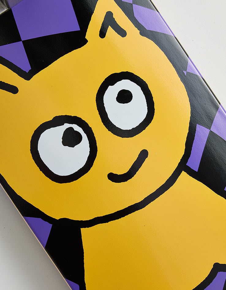 Meow Big Cat Checker Twist Complete Skateboard - 8.25"
