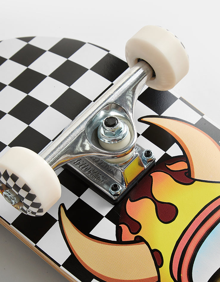 Speed Demons Hot Shot Checkered Complete Skateboard - 7.5"